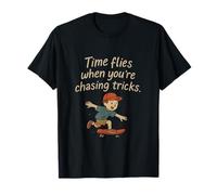 Graphique vintage Time Flies When Chasing Tricks T-Shirt