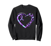 Graphique Violet I'll Remember for You Alzheimer's Awareness Sweatshirt