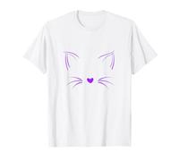 Graphique Violet Invisible Cat WT Violet T-Shirt