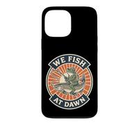 Graphique We Fish At Dawn Grenouille équitation Saumon Truite Coque pour iPhone 13 Pro Max