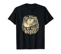 Graphique Western Humoristique « This Actually is My First Rodeo » T-Shirt