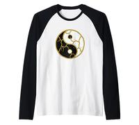 Graphique Zen Kintsugi Yin Yang Balance Harmony Resilience Manche Raglan
