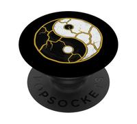 Graphique Zen Kintsugi Yin Yang Balance Harmony Resilience PopSockets PopGrip Adhésif