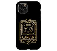 Graphique Zodiaque Art Déco Cancer Coque pour iPhone 11 Pro