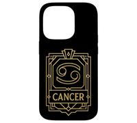 Graphique Zodiaque Art Déco Cancer Coque pour iPhone 14 Pro