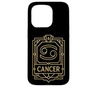 Graphique Zodiaque Art Déco Cancer Coque pour iPhone 15 Pro