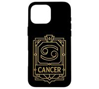 Graphique Zodiaque Art Déco Cancer Coque pour iPhone 16 Pro Max