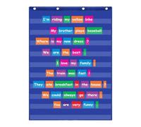 Graphiques Poche Standard Stripts Phrase Holder Interactive Polyvalent Pocket Pocket Charts For Vocabulary Practice Mur Poche Suspendue Charts Clear Pockets Words Charte Standard Pocket