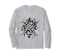 Graphisme Abstrait Géométrique Architectural Moderne Manche Longue