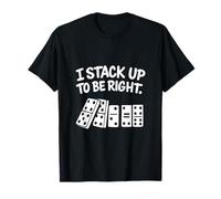 Graphisme Amusant de Domino STEM Math Que Je Mets en Forme pour Avoir Raison T-Shirt