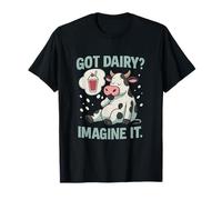 Graphisme amusant de ferme de vaches Got Dairy Imagine It T-Shirt