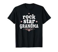 Graphisme Amusant de Grandma Rock Star Rockin T-Shirt