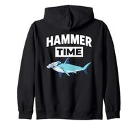 Graphisme Amusant de Hammer Time Hammerhead Shark Sweat à Capuche