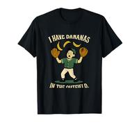 Graphisme Amusant de « I Have Bananas in The Outfield Baseball » T-Shirt