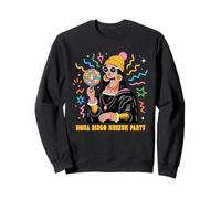 Graphisme Amusant de Mona Lisa pour Une soirée Disco au musée de La Gioconda Sweatshirt