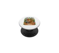 Graphisme Amusant de Zoo Let's Get Wild Safari Animals PopSockets PopGrip Adhésif