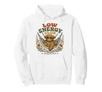 Graphisme Amusant Low Energy Club Highland Cow Retro Relax Sweat à Capuche