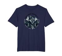 Graphisme Animalier Wolf Pack Mentality Wilderness Spirit T-Shirt, Homme Grandes Tailles, Bleu Marine, 4X Tall