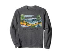 Graphisme Aquarelle Cool Shenandoah National Park Randonnée Sweatshirt