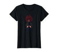 Graphisme Artistique « Music Runs Through My Veins » T-Shirt, Femme, Noir, XS