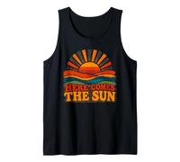 Graphisme Artistique rétro Here Comes The Sun Fun Summer Sunrise Débardeur