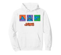 Graphisme Audacieux de la Bande dessinée Jaws Shark Sweat à Capuche