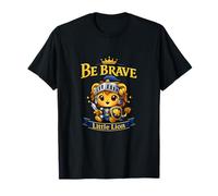 Graphisme Be Brave Little Lion Kawaii Knight Cub T-Shirt