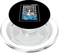 Graphisme Bleu : Ferme ta Bouche Quand tu me parles PopSockets PopGrip pour MagSafe