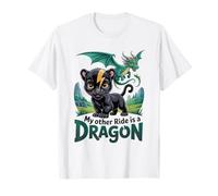 Graphisme Bookish de My Other Ride Is a Dragon T-Shirt