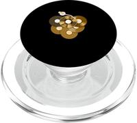 Graphisme brun Brown For The Record V2 PopSockets PopGrip pour MagSafe
