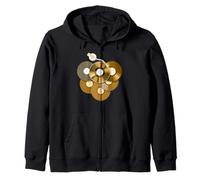 Graphisme brun Brown For The Record V2 Sweat à Capuche