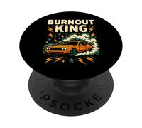 Graphisme Burnout King Muscle Car Smoke PopSockets PopGrip Adhésif