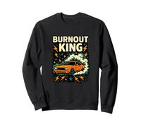 Graphisme Burnout King Muscle Car Smoke Sweatshirt