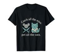 Graphisme Catch All the Mouse Pet All the Cats T-Shirt