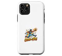 Graphisme Catch The Fire Baseball Action Catcher Coque pour iPhone 11 Pro