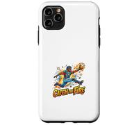 Graphisme Catch The Fire Baseball Action Catcher Coque pour iPhone 11 Pro Max