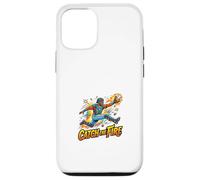Graphisme Catch The Fire Baseball Action Catcher Coque pour iPhone 12/12 Pro