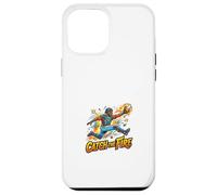 Graphisme Catch The Fire Baseball Action Catcher Coque pour iPhone 12 Pro Max