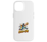 Graphisme Catch The Fire Baseball Action Catcher Coque pour iPhone 14