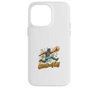 Graphisme Catch The Fire Baseball Action Catcher Coque pour iPhone 14 Pro Max