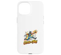 Graphisme Catch The Fire Baseball Action Catcher Coque pour iPhone 15