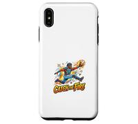 Graphisme Catch The Fire Baseball Action Catcher Coque pour iPhone XS Max