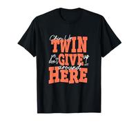 Graphisme Chin Up Twin Coral Color Coral T-Shirt