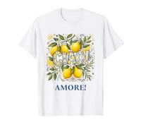 Graphisme Ciao Amore Italy Citrons La Dolce Vita T-Shirt
