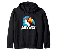 Graphisme Cool Toucan Anyway Sweat à Capuche