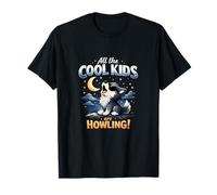 Graphisme Cool Wolf Howling Pun pour Tous Les Enfants Les Plus Cool T-Shirt