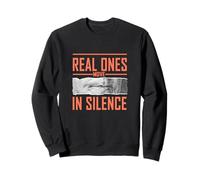 Graphisme Coral Color Real Ones Move in Silence Sweatshirt