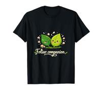 Graphisme Cottagecore, Plante Compagnon foliaire, Parent T-Shirt