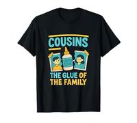 Graphisme Cousins : The Glue of The Family Crew T-Shirt