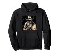 Graphisme Cowboy Vintage Dark Western Sweat à Capuche